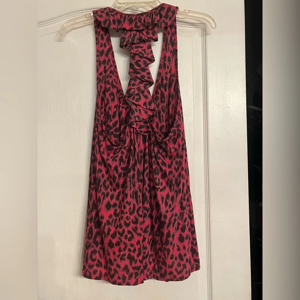 Pre-Owned Ella Moss Ruffle Racerback Tank Top - Picture 4 of 8